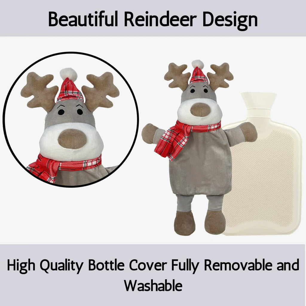 christmas-hot-water-bottle-with-festive-reindeer-cover-1l-natural-rubber-uk-safe-tested-ideal-gift-for-adults-kids-by-olivia-rocco-1-litre-reindeer-hot-water-bottle-1097881272 - Bobobiy