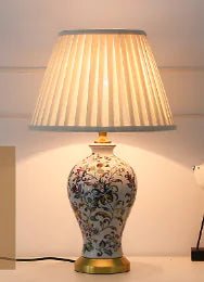 Classic Ceramic Lamp with Porcelain Finish (One Piece)
