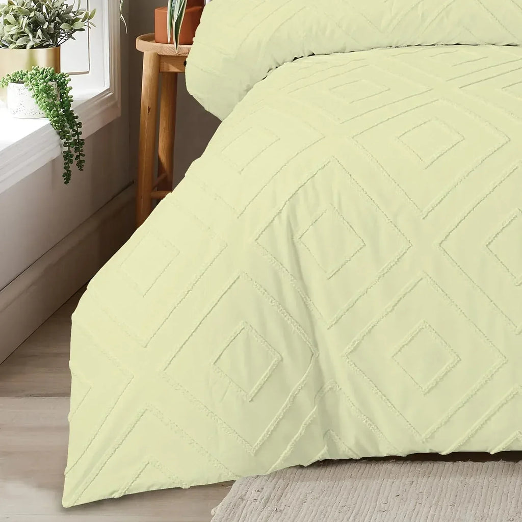 como-tufted-duvet-cover-set-with-pillowcases-grey-natural-white-elegant-easy-care-bedding-single-double-king-sizes-by-olivia-rocco-duvet-cover-976337866 - Bobobiy