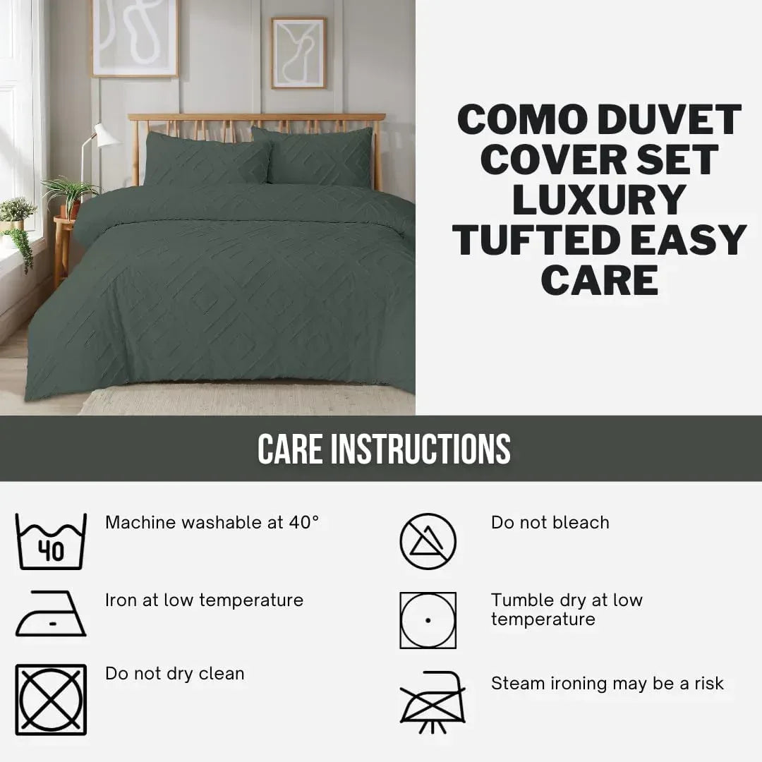 como-tufted-duvet-cover-set-with-pillowcases-grey-natural-white-elegant-easy-care-bedding-single-double-king-sizes-by-olivia-rocco-duvet-cover-976337874 - Bobobiy