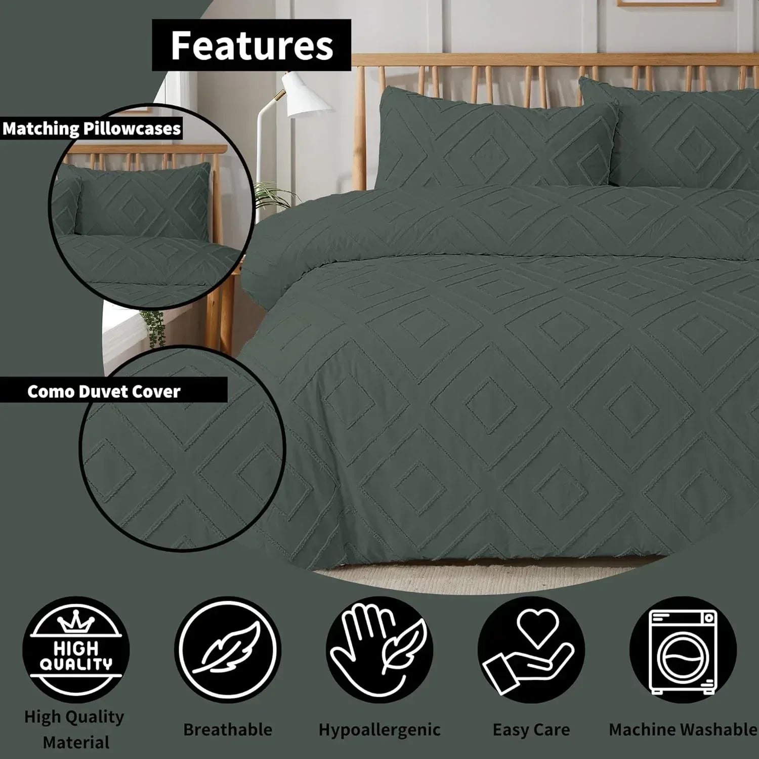 como-tufted-duvet-cover-set-with-pillowcases-grey-natural-white-elegant-easy-care-bedding-single-double-king-sizes-by-olivia-rocco-duvet-cover-976337883 - Bobobiy