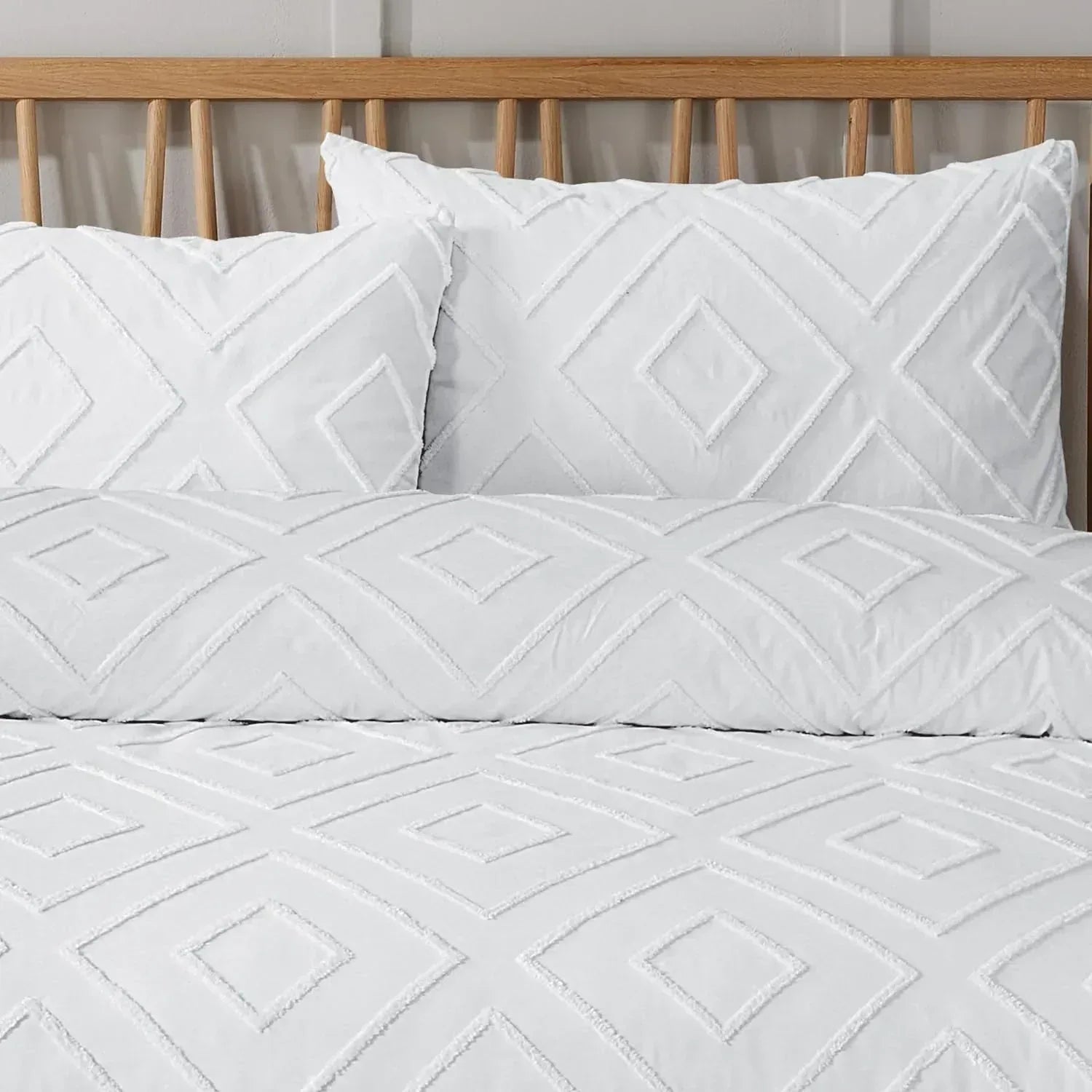 como-tufted-duvet-cover-set-with-pillowcases-grey-natural-white-elegant-easy-care-bedding-single-double-king-sizes-by-olivia-rocco-duvet-cover-976337885 - Bobobiy