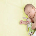 Cot bed jersey fitted sheet, yellow 140x70cm, 100% cotton jersey knit, pack of 2