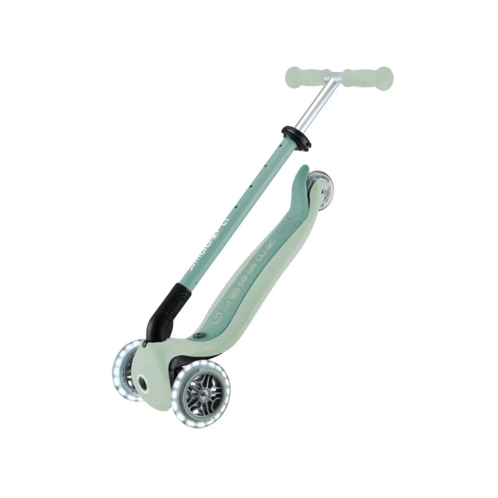 Globber Go Up Active Lights Eco Scooter - Pistachio