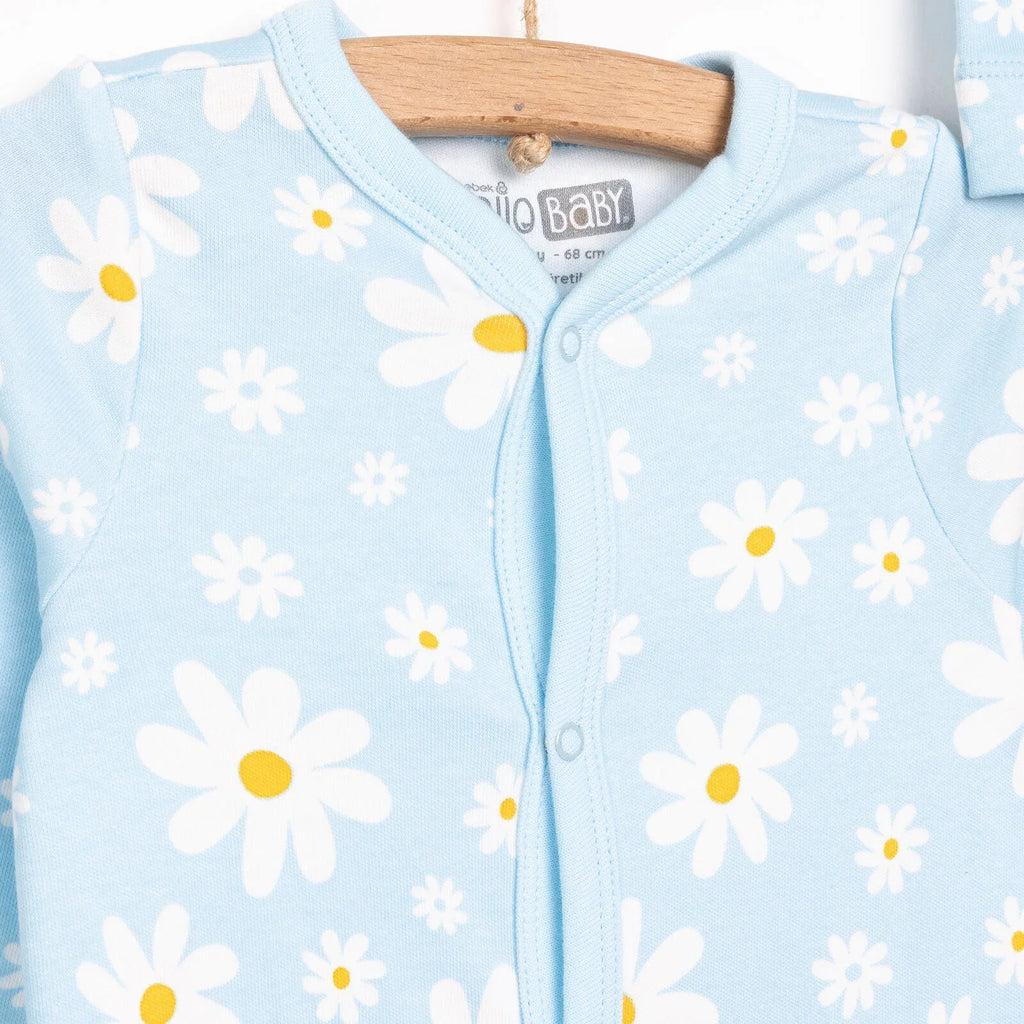 HelloBaby Girl Jumpsuit-Hat - Blue