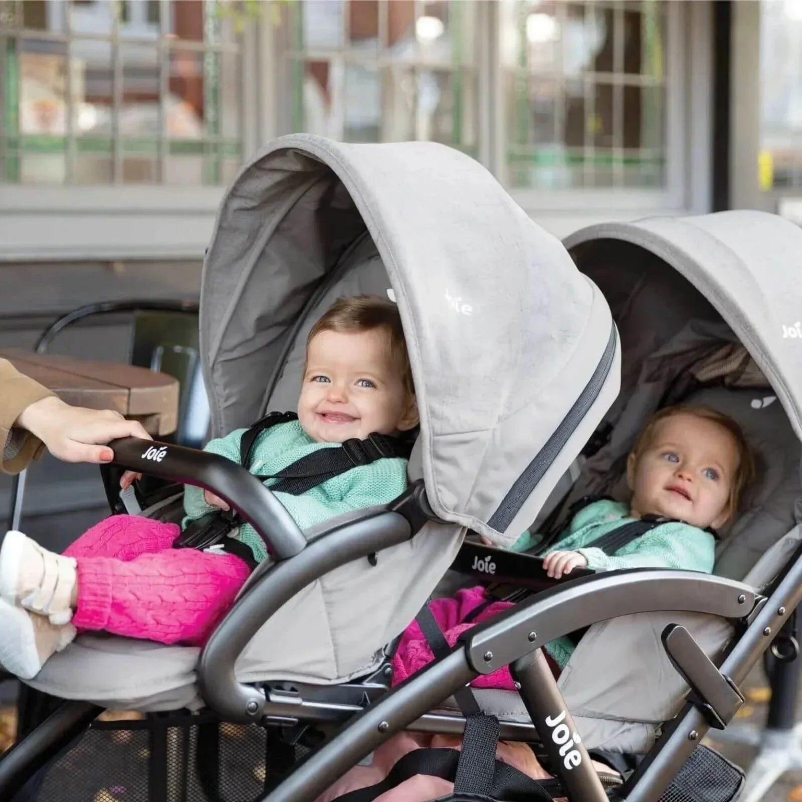 Joie EvaLite Duo Stroller - Pebble - Bobobiy