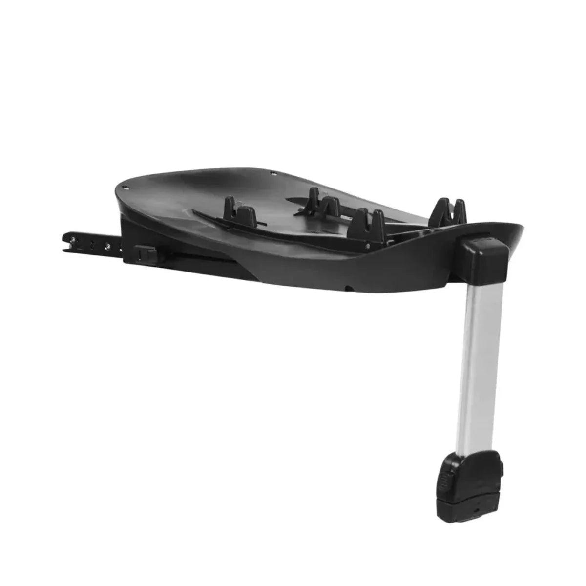 Black car seat base with ISOFIX mounting points