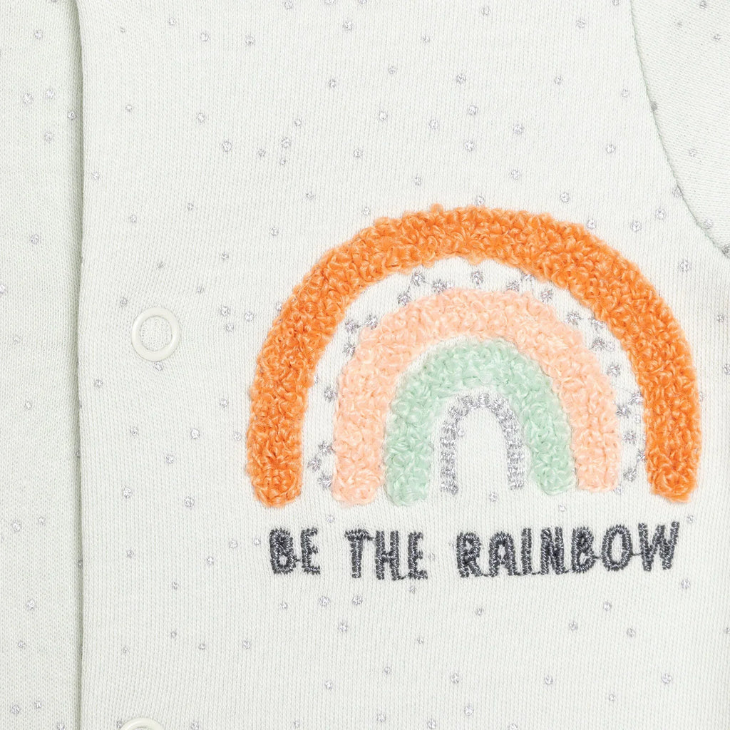 Little Life Newborn Girl Footed Jumpsuit - Multicolour