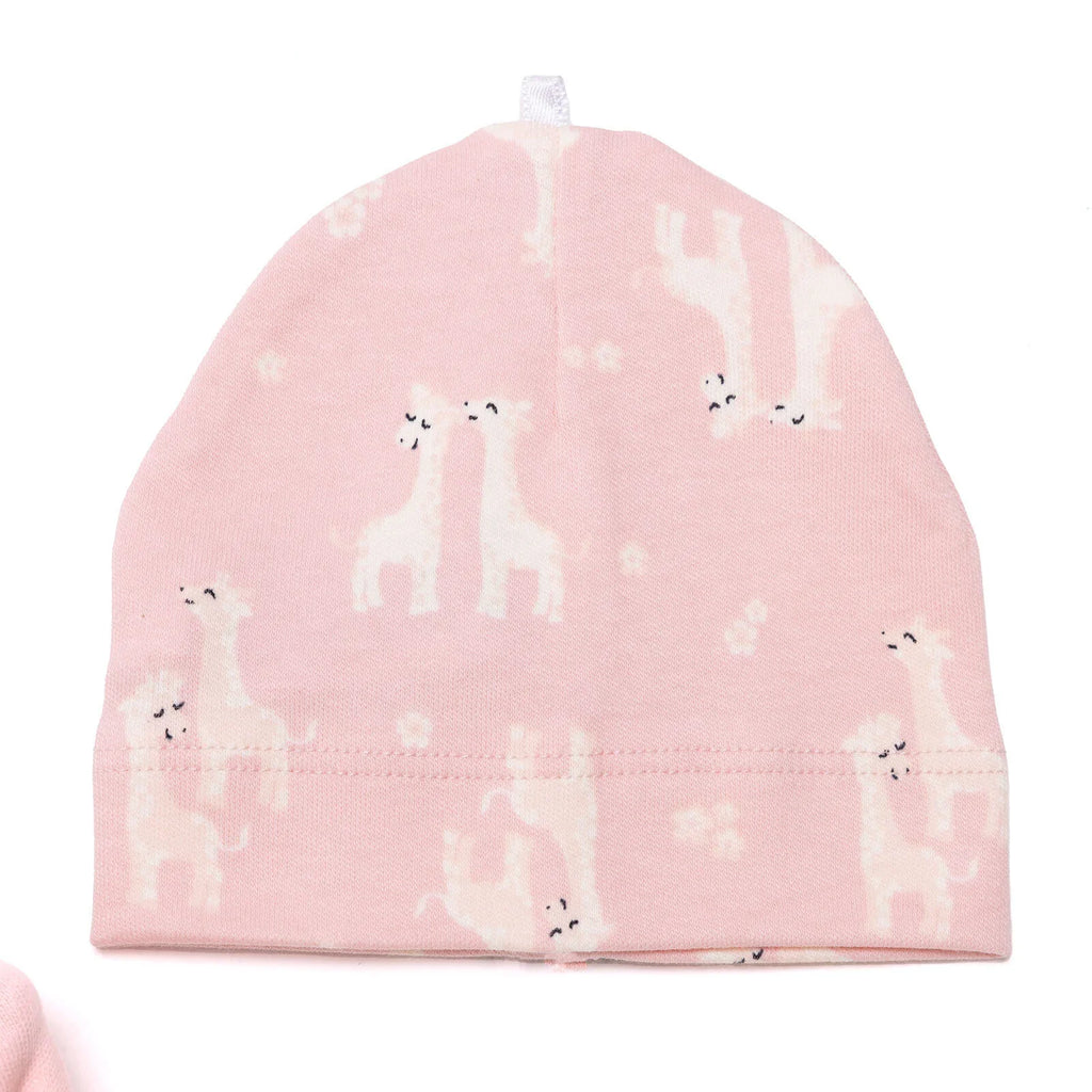 HelloBaby Baby Girl  Body-Jumpsuit-Hat - Salmon