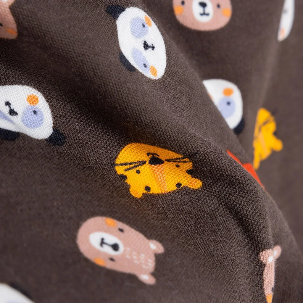 HelloBaby Long Sleeve Pyjamas - Khaki - Bobobiy