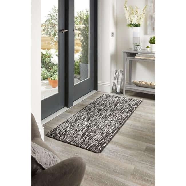 Washable Mat and Runners Abstract Design