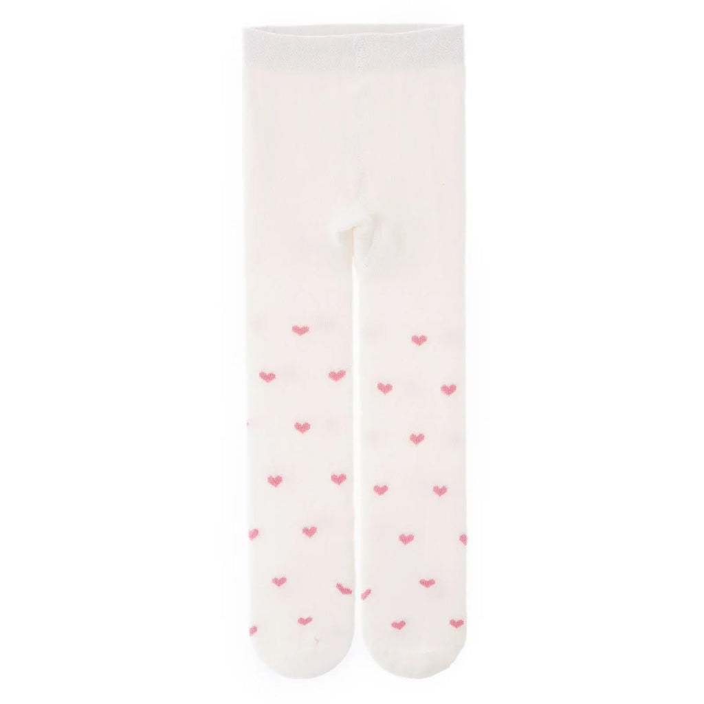 HelloBaby Pantyhose - White Printed - Bobobiy
