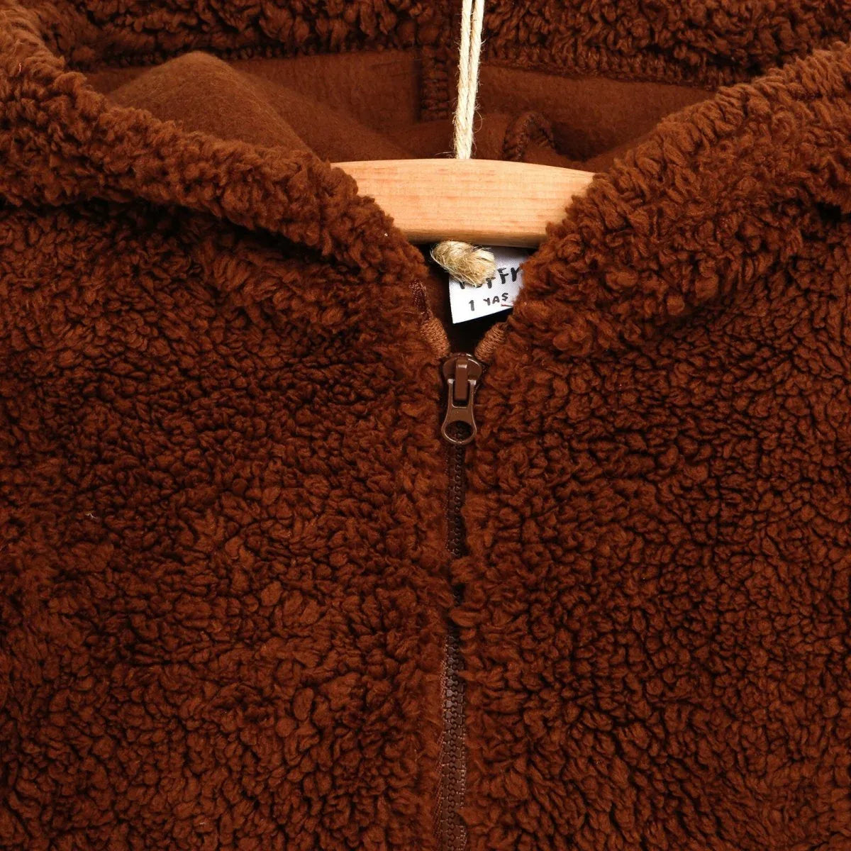 Tuffy Welsoft Plush Jacket - Brown - Bobobiy