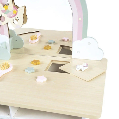 Janod Wooden Dressing Table - Unicorn