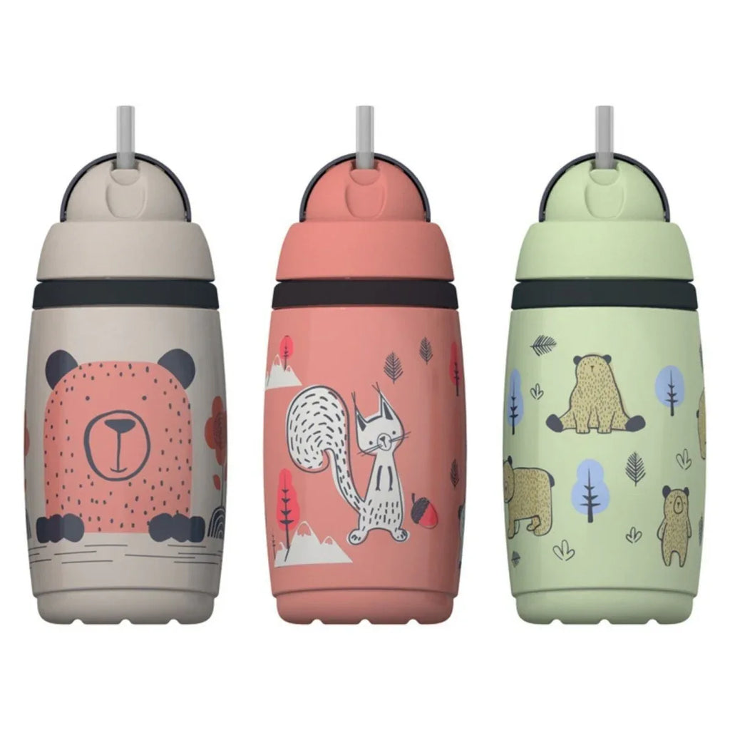 Tommee Tippee Insulated Straw 266ml 12m+ - Assorted - Bobobiy
