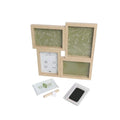 Petit Artichaut Puzzle Frame with Hand & Foot Imprints - Olive Tree - Bobobiy