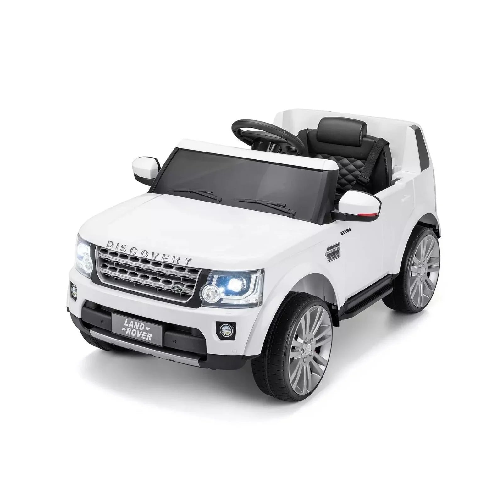 Xootz Landrover Discovery 12V Ride On Lithium - White