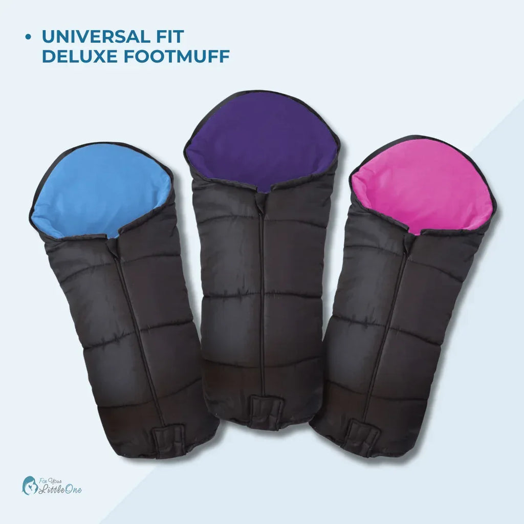 Universal Deluxe Pushchair Footmuff / Cosy Toes - Fits All Pushchairs / Prams And Buggies - Bobobiy