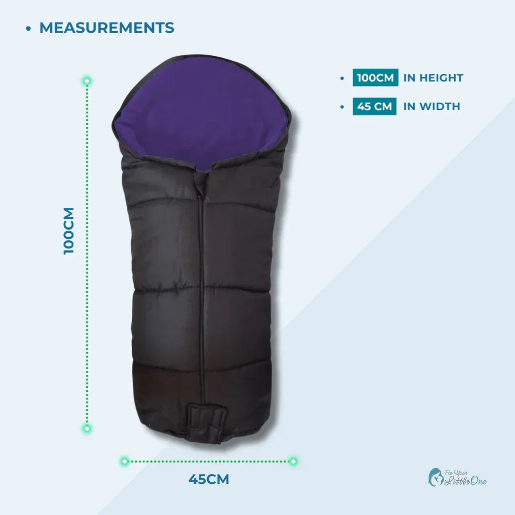 Universal Deluxe Pushchair Footmuff / Cosy Toes - Fits All Pushchairs / Prams And Buggies - Bobobiy