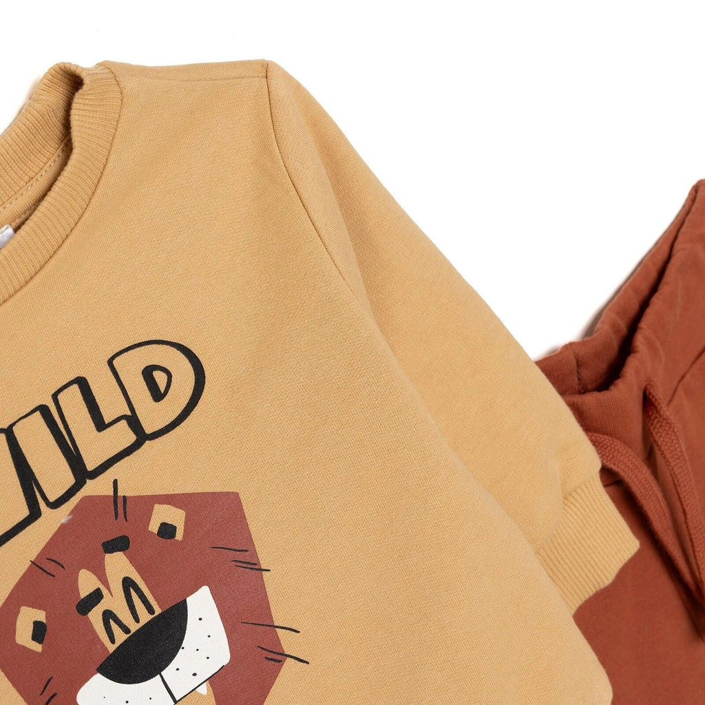 HelloBaby Jogging Set - Beige - Bobobiy