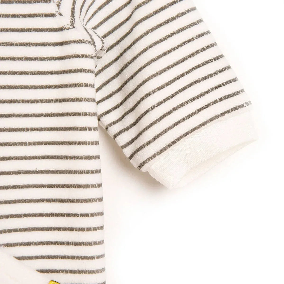 Cassiope Newborn Funny Friend Velvet Footed Jumpsuit - Ecru - Bobobiy