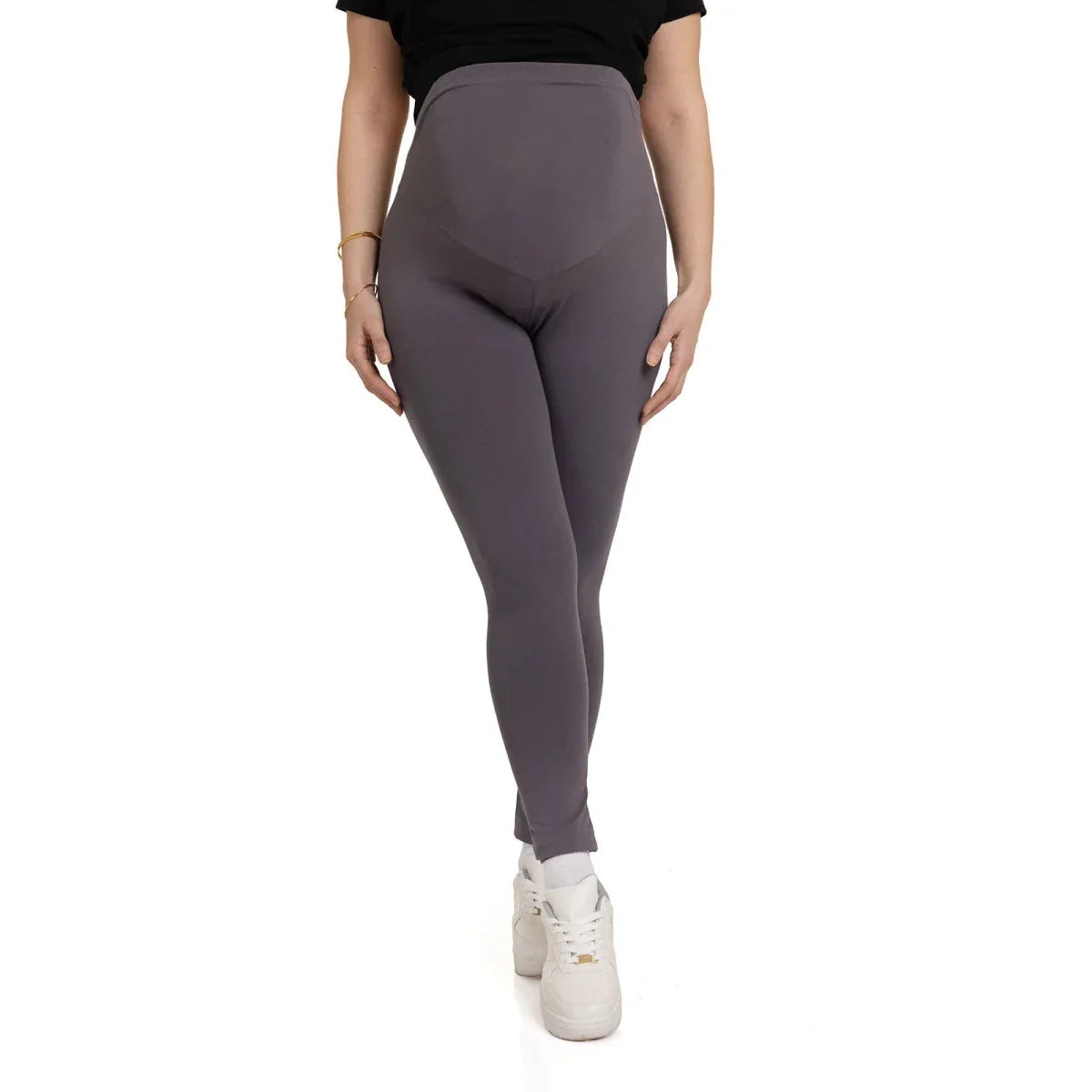 Baby Mom Mom Maternity Leggings - Anthracite