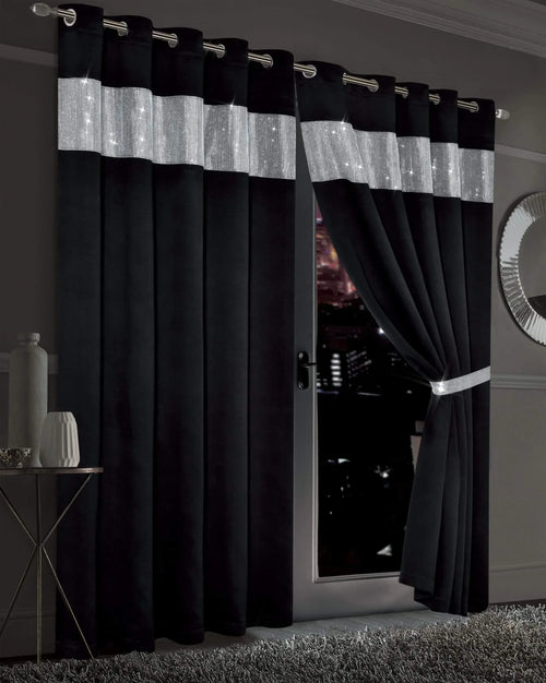 diamante-blackout-curtains-with-glitz-detailing-room-darkening-eyelet-ring-top-thermal-insulation-multiple-colors-and-sizes-by-olivia-rocco-66-x-54-black-curtain-589202934 - Bobobiy