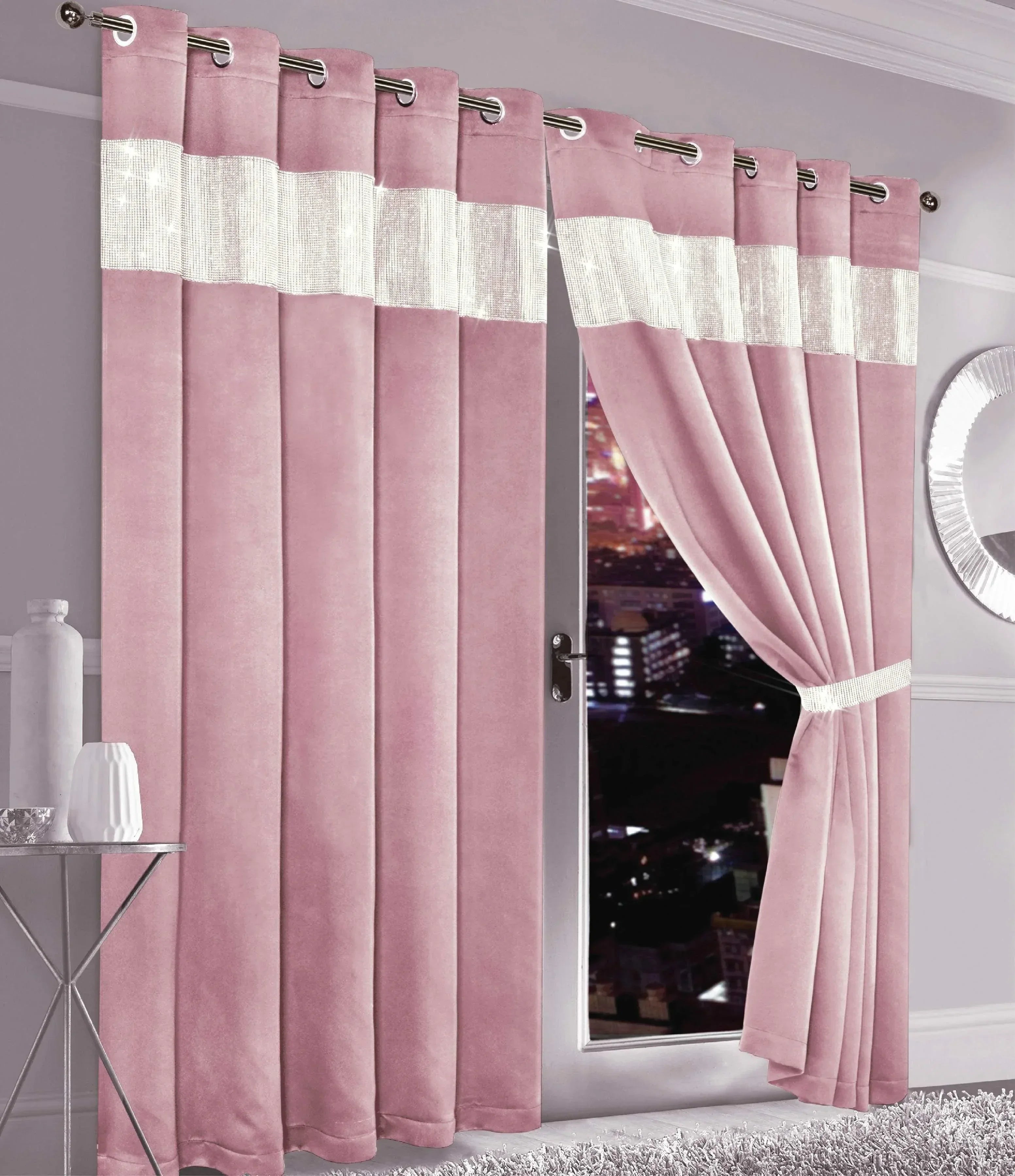 diamante-blackout-curtains-with-glitz-detailing-room-darkening-eyelet-ring-top-thermal-insulation-multiple-colors-and-sizes-by-olivia-rocco-66-x-54-dusky-pink-curtain-512828169 - Bobobiy