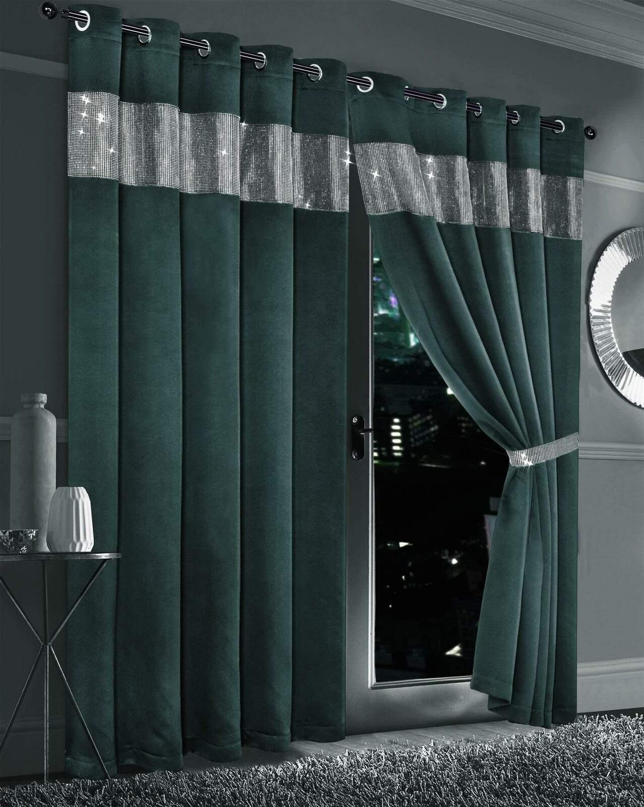 diamante-blackout-curtains-with-glitz-detailing-room-darkening-eyelet-ring-top-thermal-insulation-multiple-colors-and-sizes-by-olivia-rocco-66-x-54-emerald-green-curtain-619233756 - Bobobiy