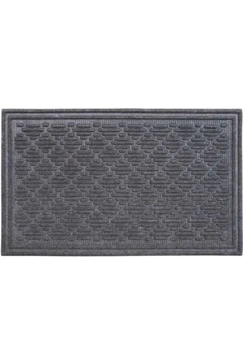 diamond-grey-outdoor-mat - Bobobiy