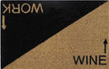 Doormat 60cm x 40cm - 'Wine Work'