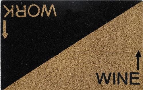 Doormat 60cm x 40cm - 'Wine Work'
