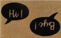 Doormat 60cm x 40cm - 'Hi! Bye!'
