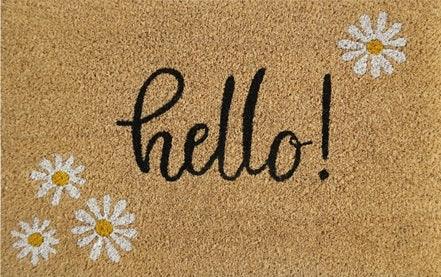 Doormat 60cm x 40cm - 'Hello!'