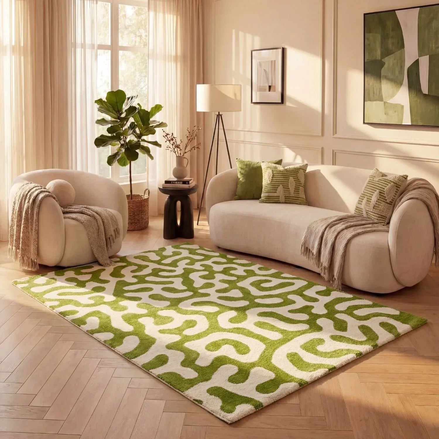 doodle_green_white - Bobobiy