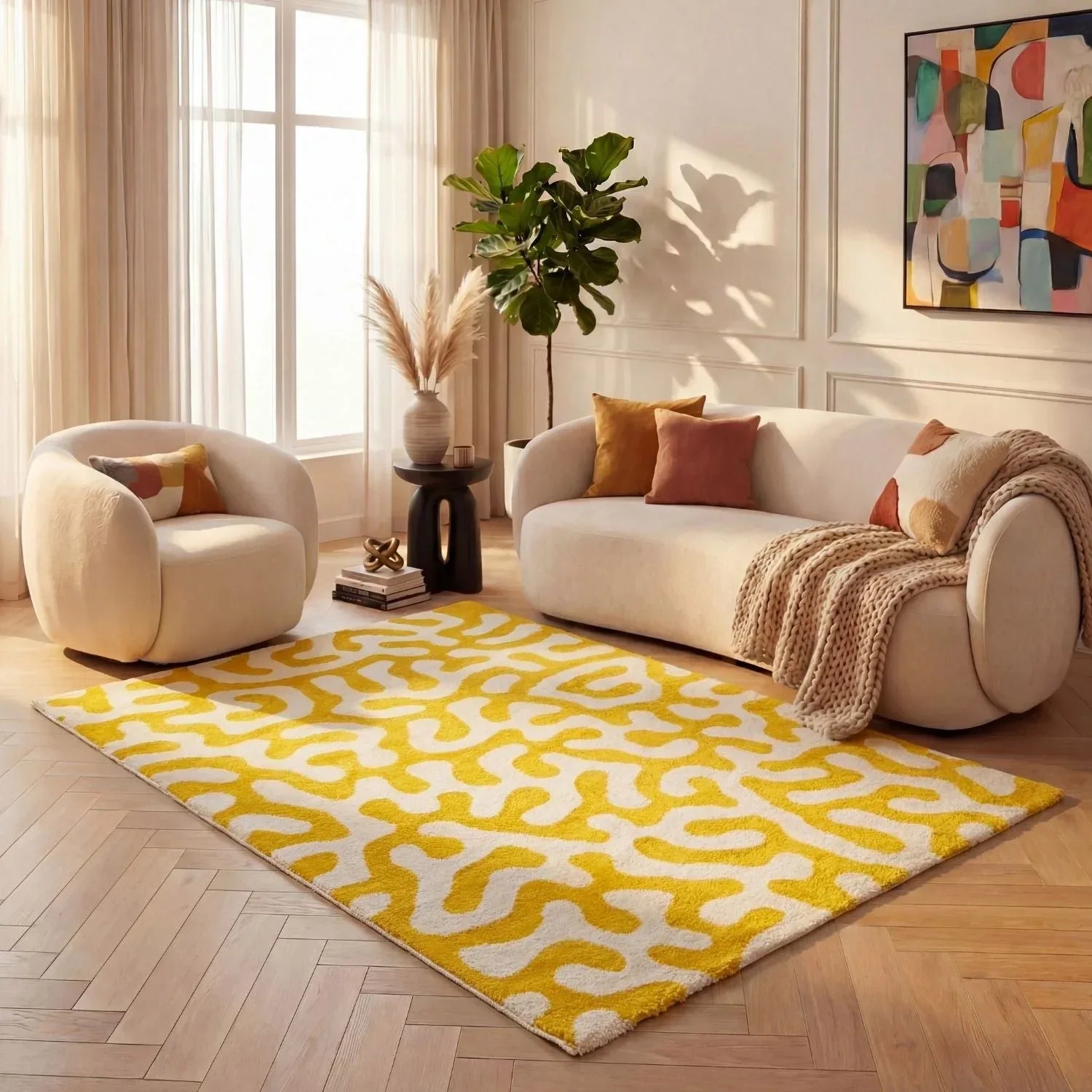 doodle_yellow_white - Bobobiy