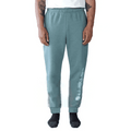 Sea pine heather graphic sweatpant jogger with tapered legs and ribbed cuffs