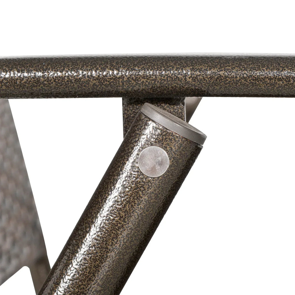 Set of Two Folding Rattan Seat Chairs - Brown - Bobobiy