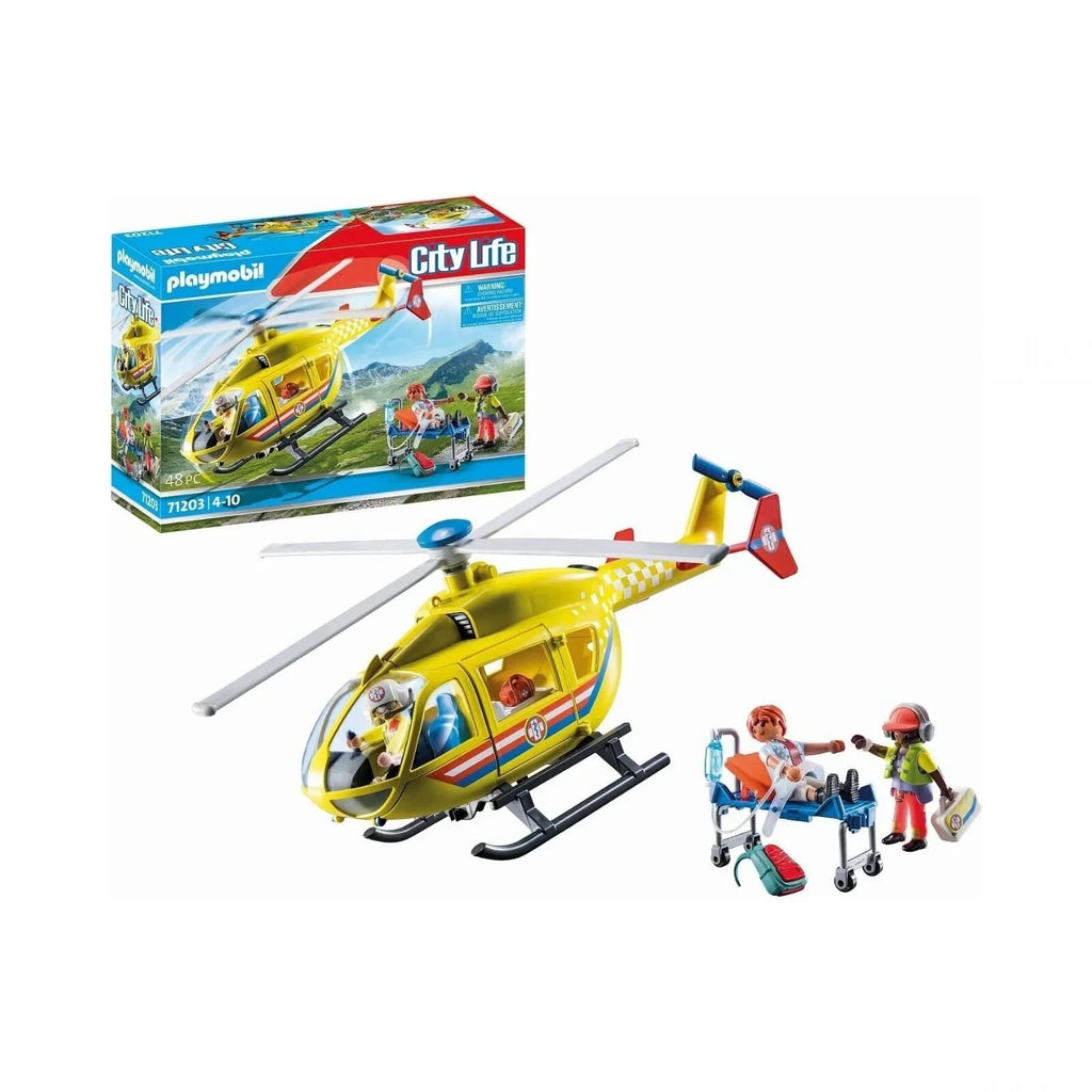 Playmobil City Life Medical Helicopter 71203