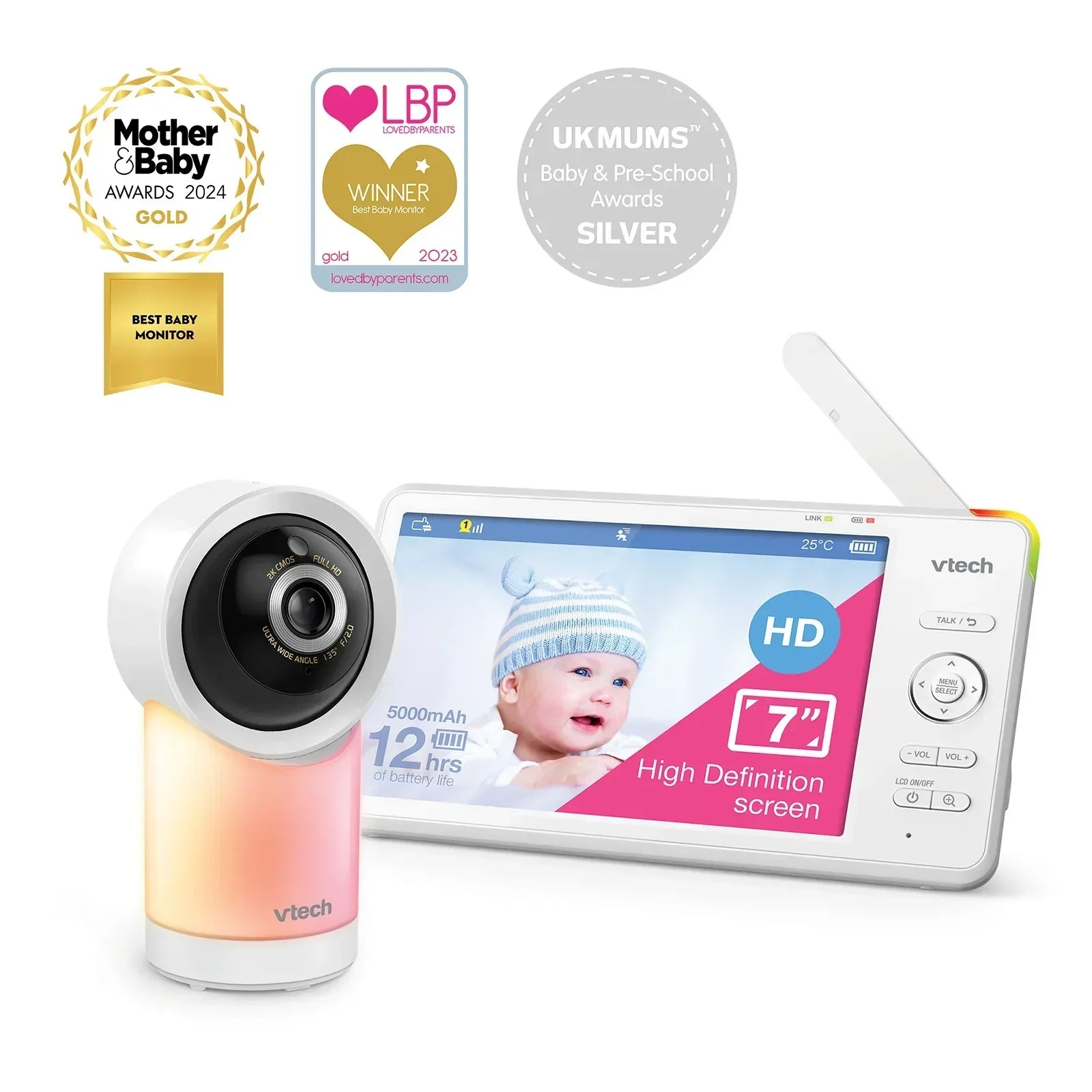 VTech RM7766HD Smart Video Baby Monitor - Bobobiy