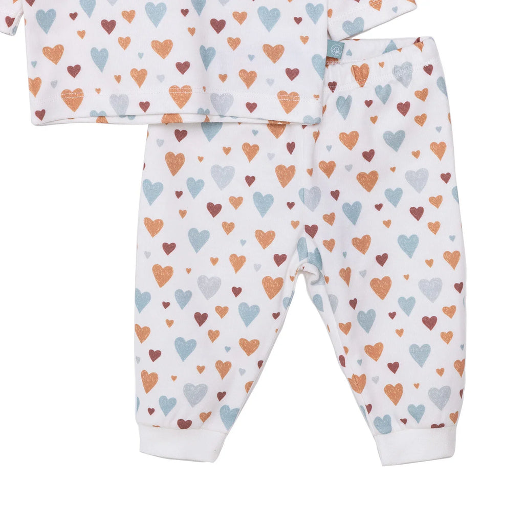 Pambuliq Baby Girl Long Sleeve Pyjamas Set - Beige