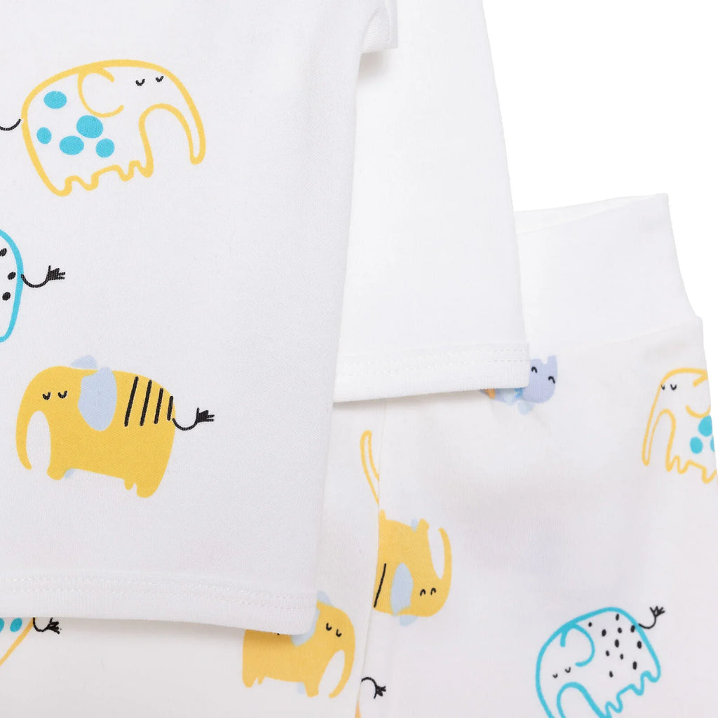 HelloBaby Unisex Wrapover Top-Footed Bottom - Ecru