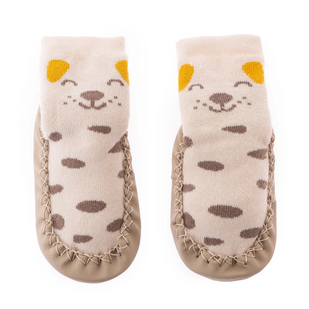 HelloBaby Rattle Socks - Ecru