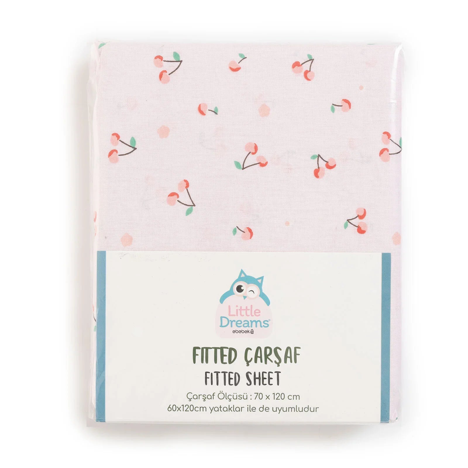 Little Dreams Girl Baby Crib Sheet - Pink