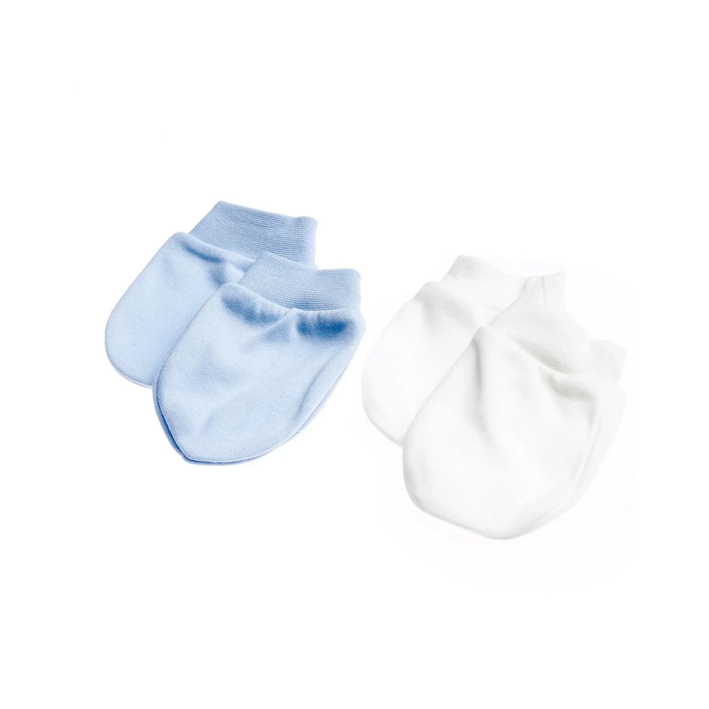 HelloBaby Baby Rib Gloves Interlock 2 pcs - Multicolour