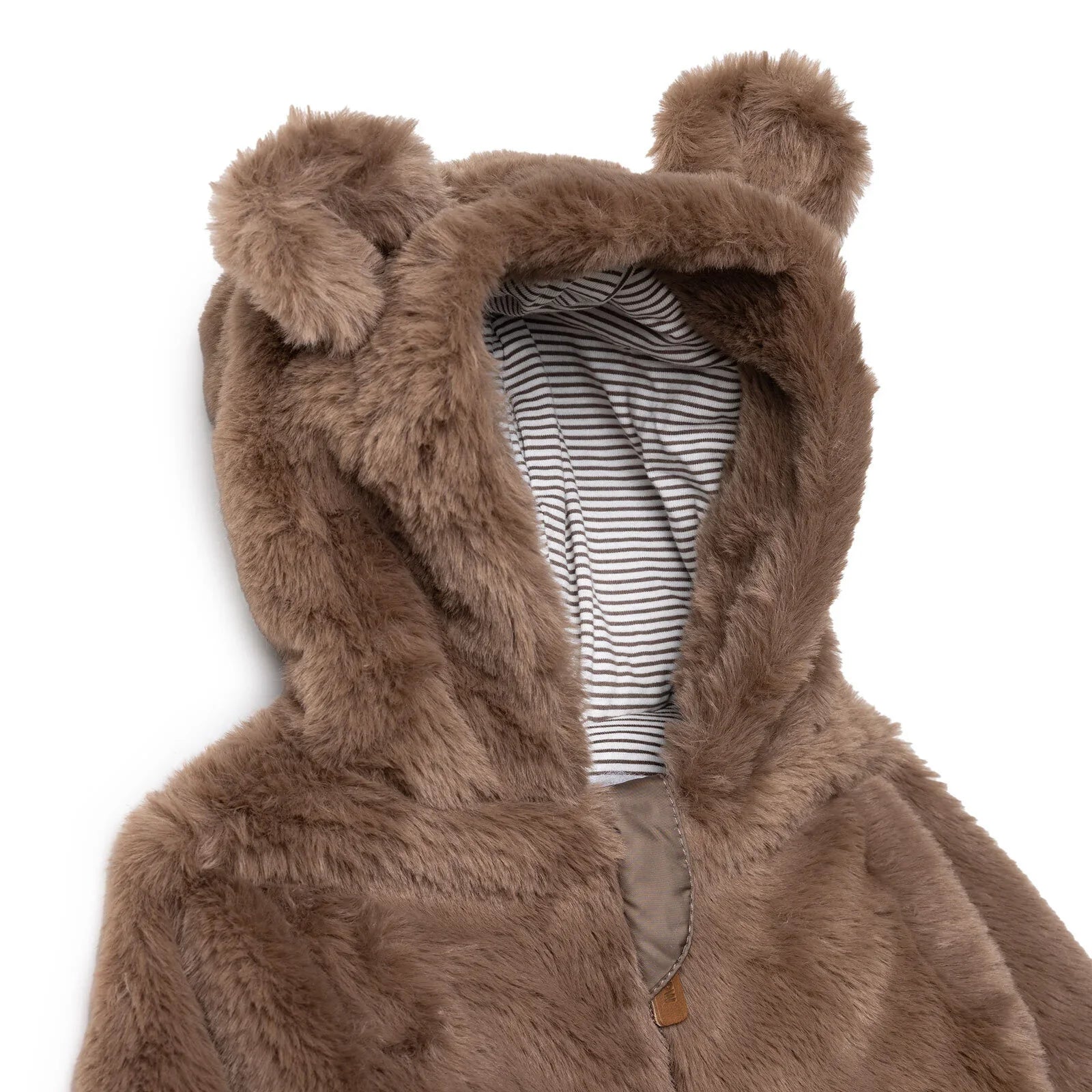 Midimod Newborn Welsoft Footed Jumpsuit - Brown