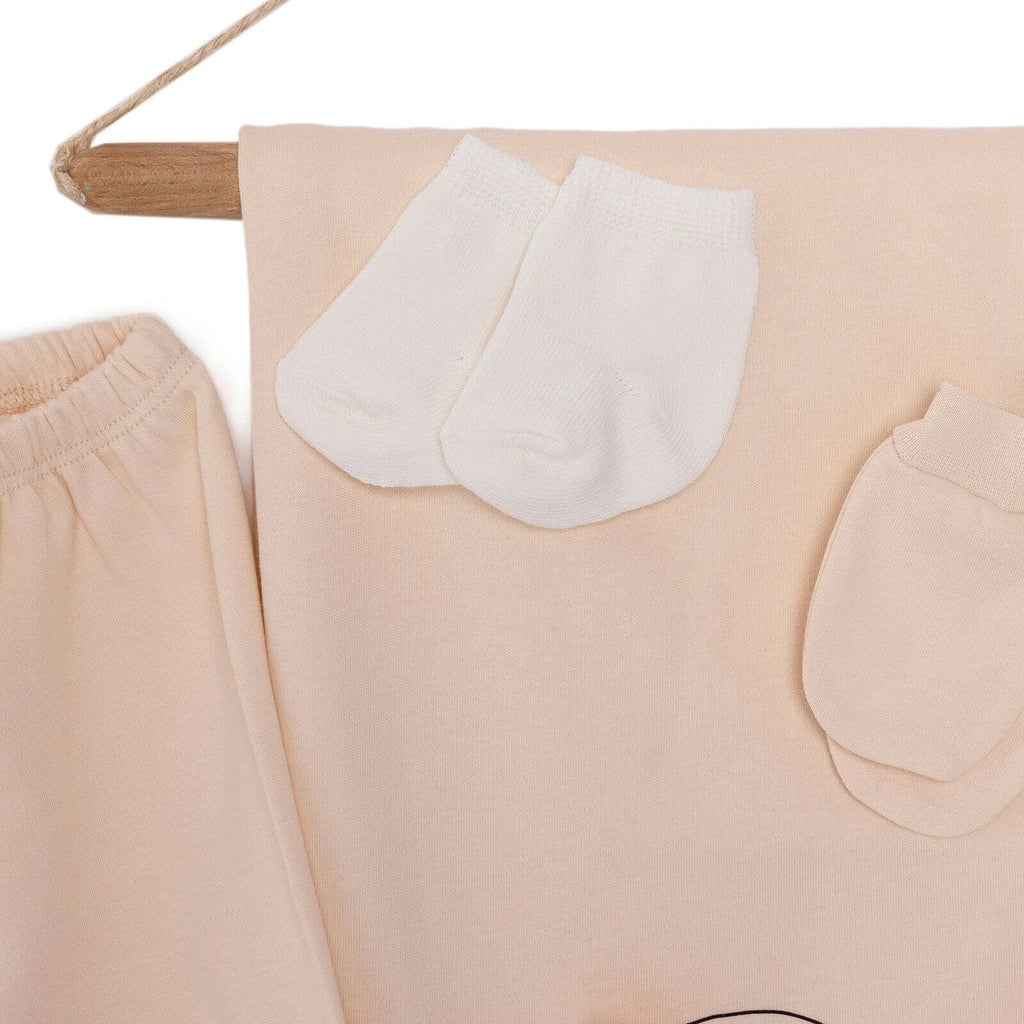 HelloBaby Boy Newborn Set 10 pcs - Ecru