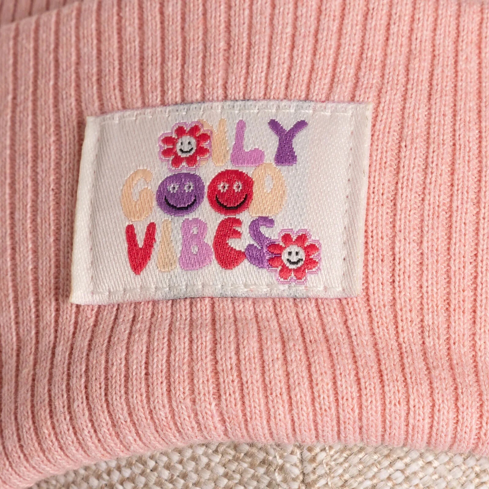 Fonem Baby Girl Beanie - Salmon