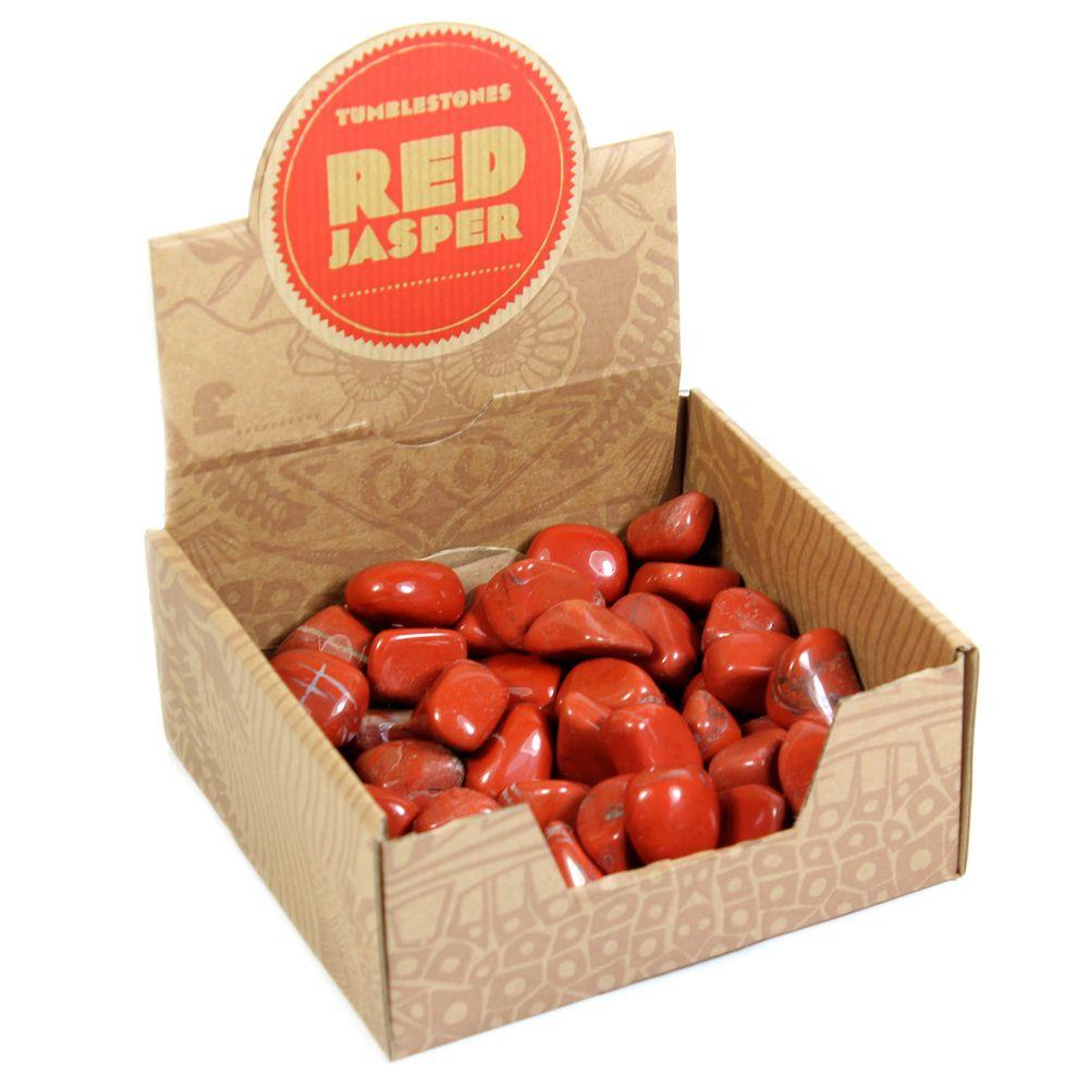 Red Jasper Tumbled Collectible Semi-Precious Gemstone