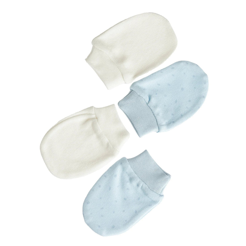HelloBaby Newborn Mitten - Blue